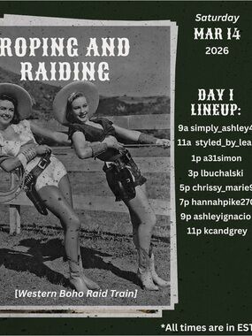 🤠🚂 ROPING & RAIDING Western Boho Train Show